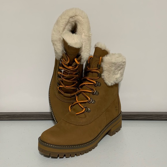 Timberland Courmayeur Valley Waterproof 6” w/Shearling Lining Boots-Size 9 New - Picture 7 of 13